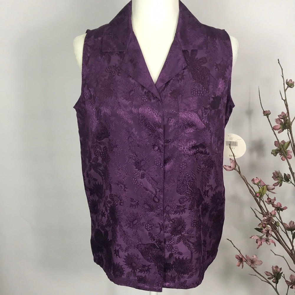Purple Sleeveless Women's Top